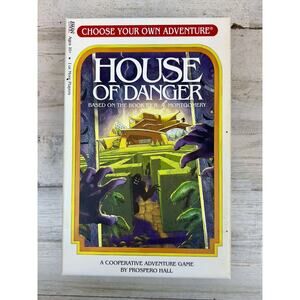 Choose Your Own Adventure Board Game House of Danger 2018 Excellent Condition